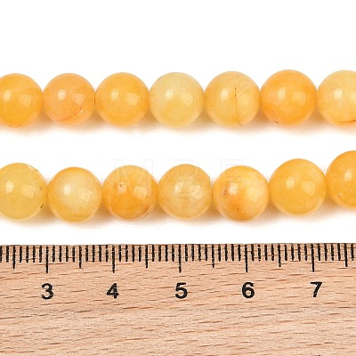 Natural Dyed White Jade Beads Strands GG-CBAEB22-B01-8mm-12-1