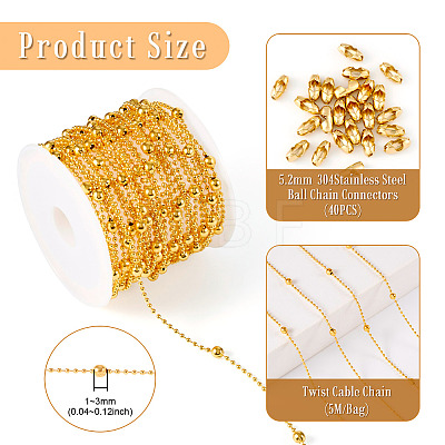 DIY Necklaces Making Kits DIY-TA0009-21G-1