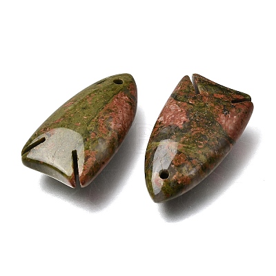 Natural Unakite Pendants GG-CBA6D08-B07-1