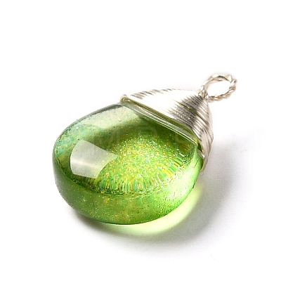 Glass Pendants X-PALLOY-JF00856-1