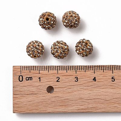 Pave Disco Ball Beads RB-A130-10mm-1-1