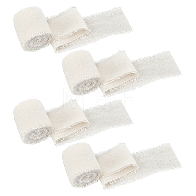 5M Cotton Frayed Ribbons OCOR-WH0045-09C-1