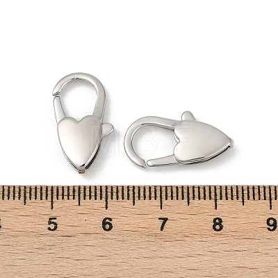 316 Stainless Steel Lobster Claw Clasps STAS-S180-01P-1