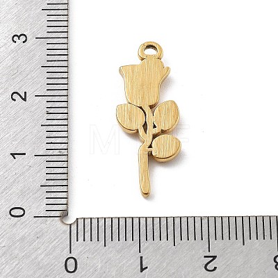 304 Stainless Steel Rhinestone Pendants X-STAS-D300-01G-02-1