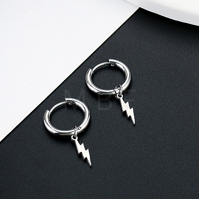 304 Stainless Steel Hoop Earrings FS-WG93B8B-01-1