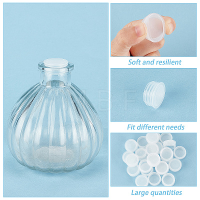 Plastic Bottle Stoppers AJEW-WH0367-02-09-1