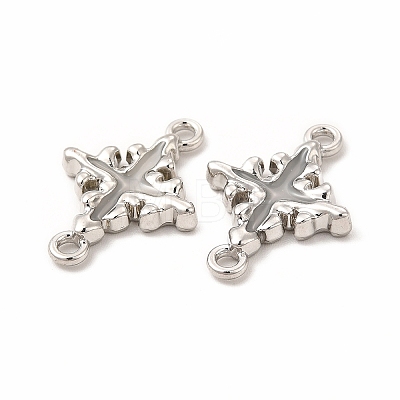 Rack Plating Alloy Enamel Connector Charms LS-FIND-G051-02P-07-1