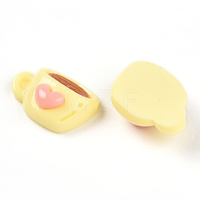 Opaque Resin Cabochons CRES-T025-03D-1