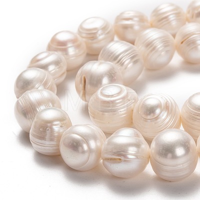 Natural Cultured Freshwater Pearl Beads Strands PEAR-L033-93-1