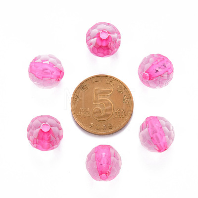 Transparent Acrylic Beads TACR-S154-10A-82-1