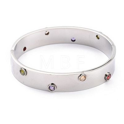 304 Stainless Steel Bangles BJEW-O184-18-1