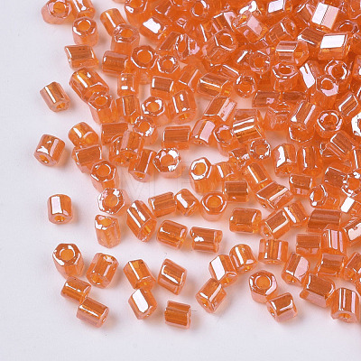 8/0 Two Cut Glass Seed Beads SEED-S033-15A-06-1
