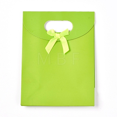 Paper Gift Bags with Ribbon Bowknot Design CARB-TAC0001-01F-1