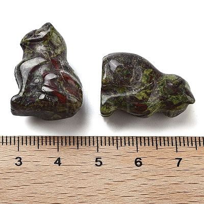 Natural Dragon Blood Carved Figurines DJEW-L023-B25-1