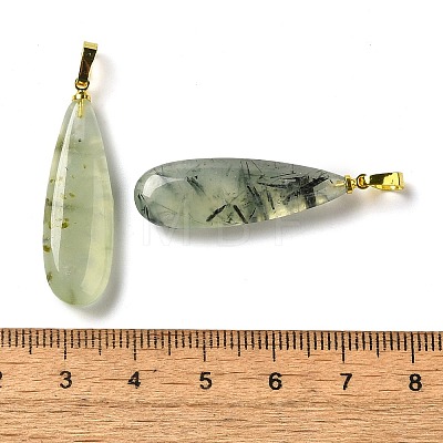 Natural Prehnite Pendants G-Q192-07G-01-1