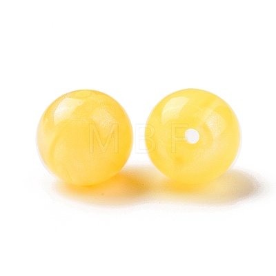 Opaque Acrylic Beads OACR-E014-19A-02-1