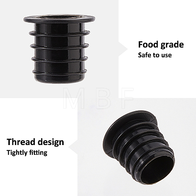 Silicone Bottle Stopper AJEW-WH0752-429-1