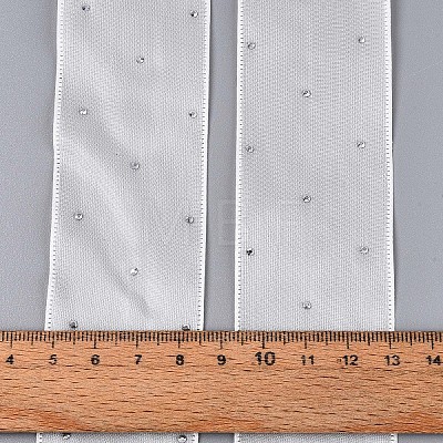 Single Face Printed Polyester & Acrylic Satin Ribbon SRIB-T009-06A-1