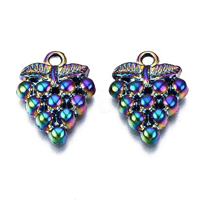 Rainbow Color Alloy Pendants PALLOY-S180-145-NR-1