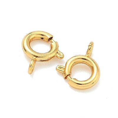 Brass Spring Ring Clasps KK-H532-24B-G-1