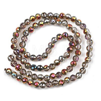 Electroplate Transparent Glass Beads EGLA-B013-02A-HP11-1