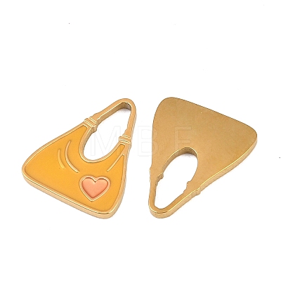 304 Stainless Steel Enamel Pendants STAS-A136-01G-02-1
