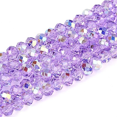 Transparent Glass Beads Strands LS-EGLA-N016-3mm-03-1