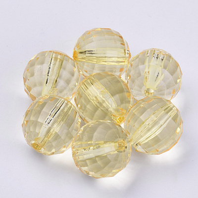 Transparent Acrylic Beads TACR-Q254-18mm-V-1