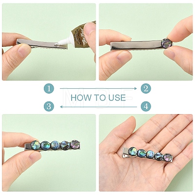 20Pcs 2 Styles Natural Paua Shell Cabochons SHEL-YW0001-09-1