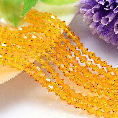 Faceted Imitation Austrian Crystal Bead Strands G-M180-6mm-08A-1
