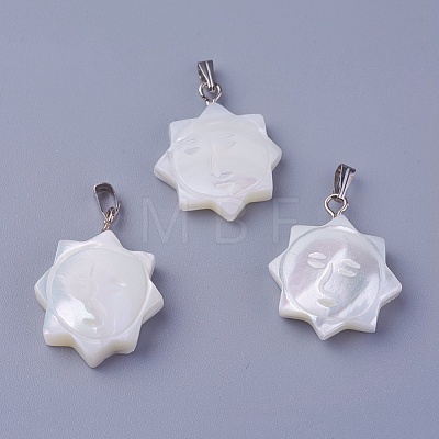 Shell Pendants SSHEL-E571-03P-1