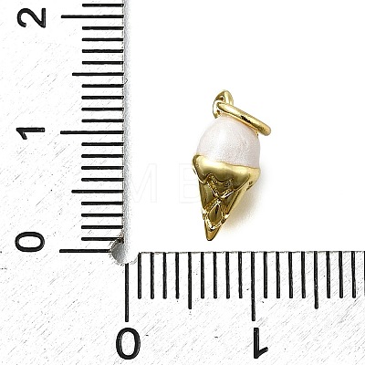 Brass Enamel Charms KK-K400-26G-02-1