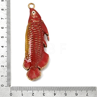 304 Stainless Steel Enamel Big Pendants SA-CBA7FC1-09G-1