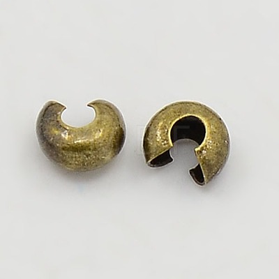 Brass Crimp Beads Covers EC266-NFAB-1
