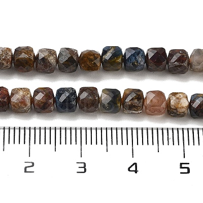 Natural Pietersite Beads Strands G-H042-A10-02-1