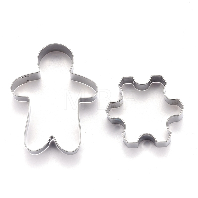 Stainless Steel Mixed Tool Shaped Cookie Candy Food Cutters Molds DIY-H142-12P-1