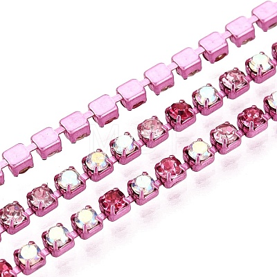 Iron Rhinestone Cup Chains CH-Q006-02A-07-1