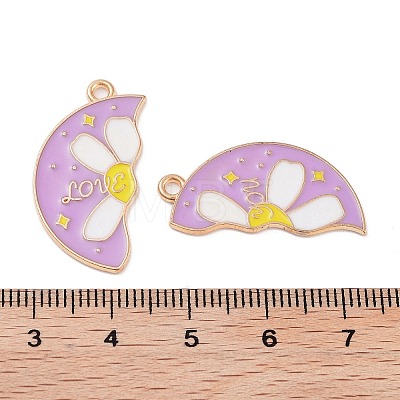 Alloy Enamel Split Pendants ENAM-Z018-02KCG-010-1