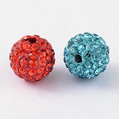 Grade A Rhinestone Pave Disco Ball Beads RB-Q104-M-1