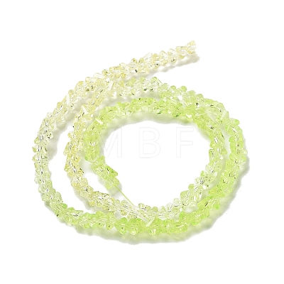 Transparent Glass Bead Strands GLAA-H023-03C-1