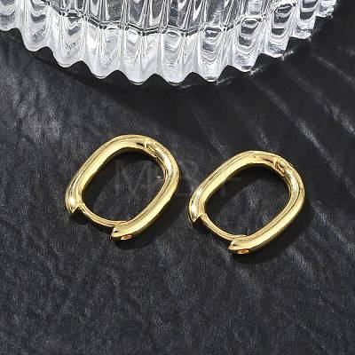 Brass Hoop Earrings for Women KK-CBA760A-09G-1