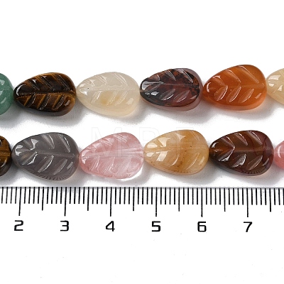 Natural & Synthetic Mixed Gemstone Beads Strands G-M418-A08-01-1