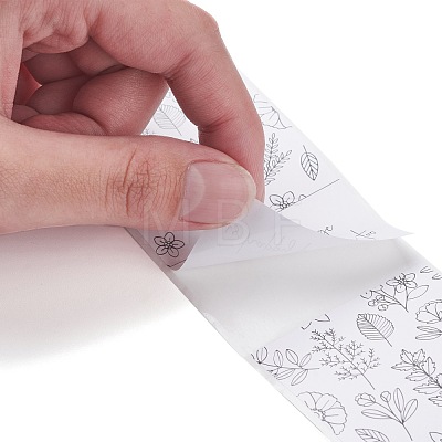 Coated Paper Sealing Stickers DIY-A018-03B-1