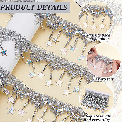 Polyester Sewing Ornament DIY-CY0003-23A-1