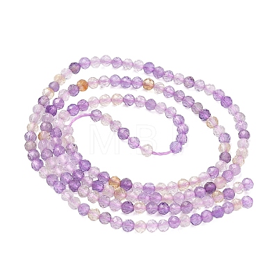 Natural Ametrine Beads Strands G-K407-A01-2mm-1