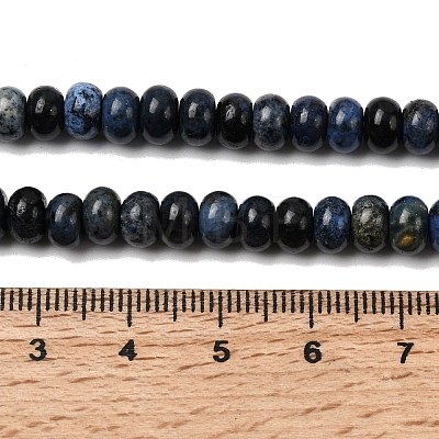 Natural Dumortierite Beads Strands G-A280-A09-01-1
