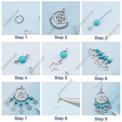 DIY Chandelier Earring Making Kit DIY-SC0020-32-1