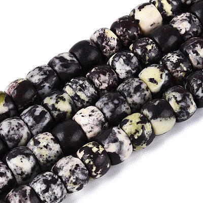 Natural Yellow Turquoise(Jasper) Beads Strands G-Q616-02A-10-1