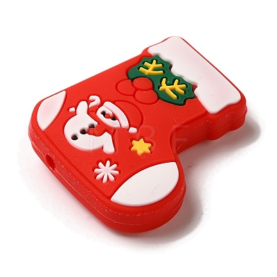 Christmas series Silicone Beads SIL-S006-01F-1