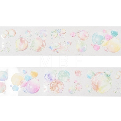 Color Bubble Series PET Decorative Stickers AJEW-S038-03A-1